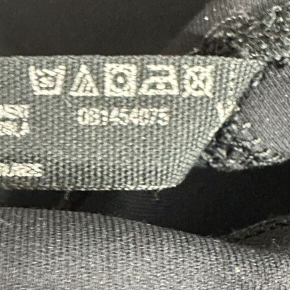 Free People FP Movement Shanti Straight Leg Pants Womens M Black Crossover Waist - Picture 2 of 15